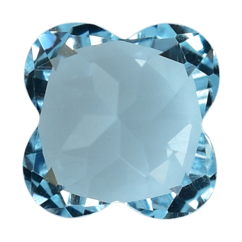 SKY BLUE TOPAZ CUT CLOVER 6MM (THICKNESS :-3.60-4.00MM) 1.29 Cts.