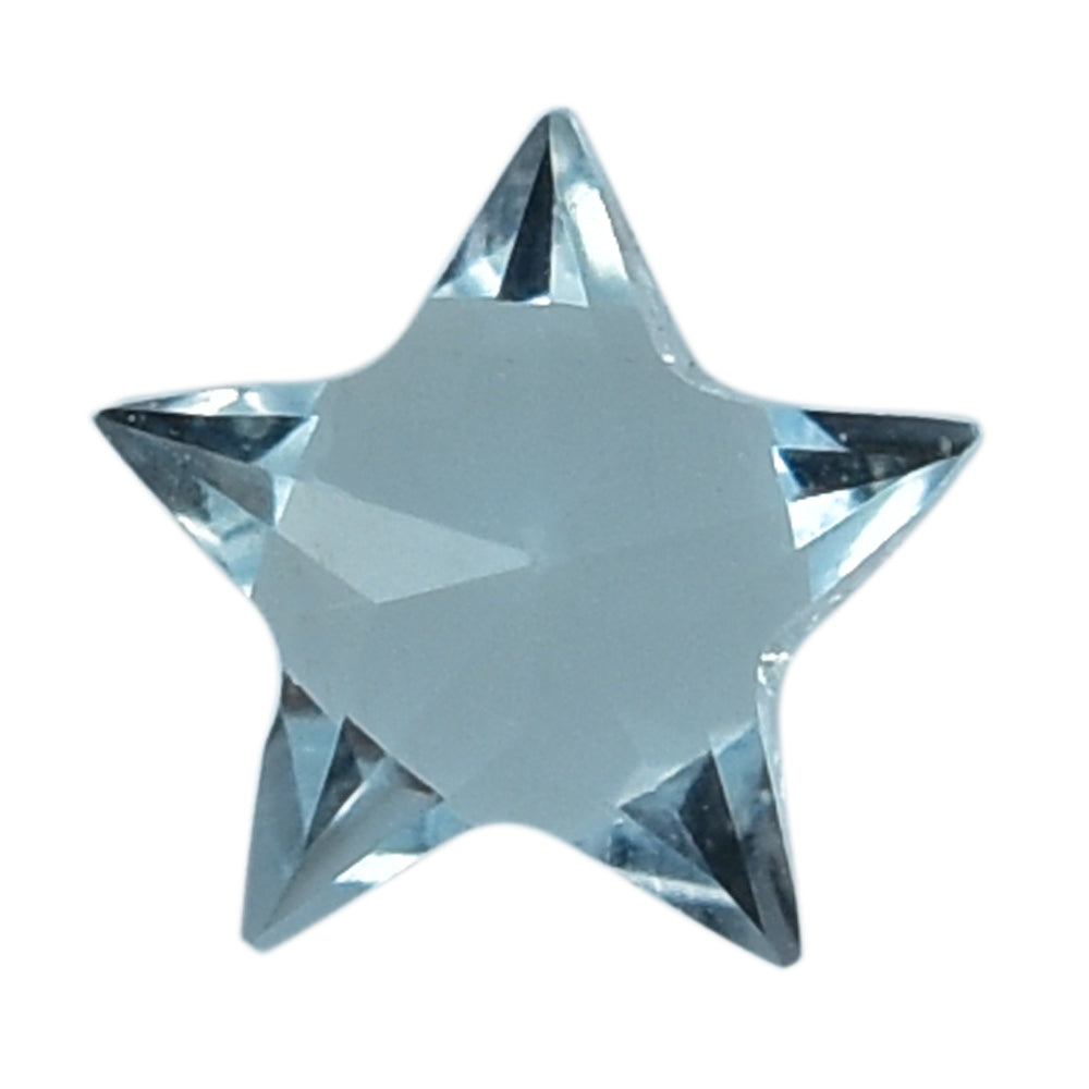 SKY BLUE TOPAZ CUT STAR 4MM (THICKNESS:-2.60-3.00MM) 0.25 Cts.