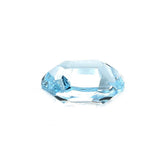 SKY BLUE TOPAZ SCALLOPED BOTH SIDE TABLE CUT OVAL 9X7MM 2.30 Cts.