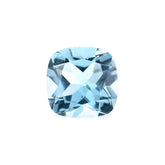 SKY BLUE TOPAZ CUT CUSHION (NORMAL/CLEAN) 8X8MM 2.70 Cts.