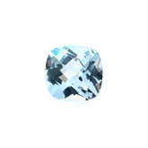 SKY BLUE TOPAZ CHECKER CUT CUSHION (NORMAL/CLEAN) 6X6MM 1.08 Cts.