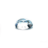 SKY BLUE TOPAZ CHECKER CUT CUSHION CAB (NORMAL/CLEAN) 6X6MM 1.15 Cts.
