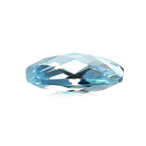 SKY BLUE TOPAZ CHECKER CUT BRIOLETTE CUSHION (NORMAL/CLEAN) 12X8MM 4.20 Cts.