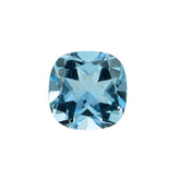 TOPAZ SKY BLUE IRREGULAR CUT CUSHION (NORMAL/CLEAN) 8X8 MM 3.68 CTS