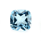 SKY BLUE TOPAZ CUT CUSHION (TOP/CLEAN) 10.00X10.00 MM 4.55 Cts.