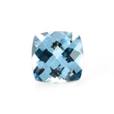 SKY BLUE TOPAZ CHECKER CUT CUSHION (NORMAL/CLEAN) 7.00X7.00 MM 1.75 Cts.