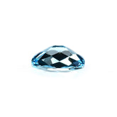 SKY BLUE TOPAZ CHECKER CUT CUSHION (NORMAL/CLEAN) 12.00X10.00 MM 5.45 Cts.