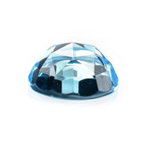 SKY BLUE TOPAZ ROSE CUT ROUND CAB (TOP/CLEAN) 10.00X10.00 MM 4.47 Cts.