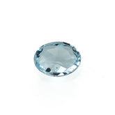 SKY BLUE TOPAZ IRREGULAR FACETED BRIOLETTE OVAL (NORMAL)(CLEAN) 8.00X6.00 MM 1.55 Cts.