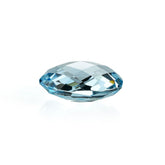 SKY BLUE TOPAZ CHECKER BRIOLETTE OVAL (TOP)(SI) 11.50X10.00 MM 5.24 Cts.