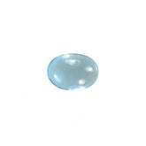SKY BLUE TOPAZ PLAIN OVAL CAB (NORMAL)(CLEAN) 7.00X5.00 MM 0.95 Cts.