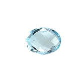 SKY BLUE TOPAZ CHECKER BRIOLETTE OVAL (NORMAL)(HI) 8.00X6.00 MM 1.37 Cts.