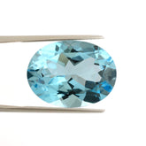 SKY BLUE TOPAZ CUT OVAL 20X15MM 20.76 Cts.
