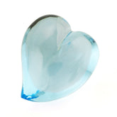 SKY BLUE TOPAZ SACRED HEARTS (DES#133) HALF DRILL 17X15MM 22.66 Cts.