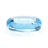 SKY BLUE TOPAZ CONCAVE CUSHION FLAT (DES#144) 12MM 5.96 Cts.