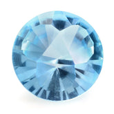 SKY BLUE TOPAZ CLUBS TOP ROUND (DES#93) 12MM 7.29 Cts.