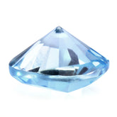 SKY BLUE TOPAZ CLUBS TOP ROUND (DES#93) 12MM 7.29 Cts.