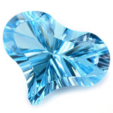 SKY BLUE TOPAZ CUT SPADE (DES#96) 20X16MM 16.10 Cts.