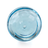 SKY BLUE TOPAZ CONCAVE BALL HALF DRILL (DES#136) 10MM 9.62 Cts.