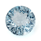 SKY BLUE TOPAZ GALAXY CUT DOME ROUND (DES#86) 12MM 8.55 Cts.