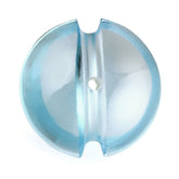 SKY BLUE TOPAZ LENTIL ROUND WITH CARVED BELT (DES#25) (FULL DRILL) 15MM 10.40 Cts.