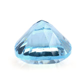 SKY BLUE TOPAZ CONCAVE CUT CUSHION 10MM 5.27 Cts.