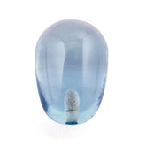 SKY BLUE TOPAZ PLAIN EGGS (DES#53) (HALF DRILL) 8X6MM 3.35 Cts.