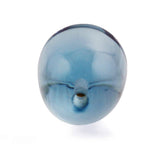 SKY BLUE TOPAZ PLAIN EGGS (DES#53) (HALF DRILL) 8X6MM 3.35 Cts.