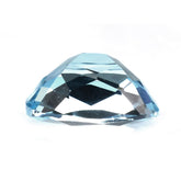 SKY BLUE TOPAZ CHECKER CUT CUSHION 14X12MM 9.60 Cts.