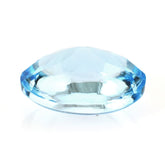 SKY BLUE TOPAZ BUFFTOP OVAL 12X10MM 5.76 Cts.