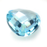 SKY BLUE TOPAZ BRIOLETTE PEAR (HALF DRILL) (SI) 12X9MM 4.04 Cts.