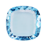 SKY BLUE TOPAZ CONCAVE CUSHION FLAT COIN (DES#144) 12MM 6.23 Cts.