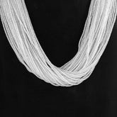 CRYSTAL QUARTZ 2.00-2.20MM FACETED ROUND BEADS 12.50" PER LINE