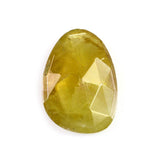 SPHENE ROSE CUT BRIOLETTE PEARISH 14X10MM 5.36 Cts.