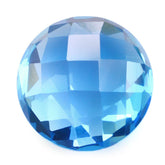 SWISS BLUE TOPAZ BRIOLETTE ROUND (HIGH DOME) 12MM 8.40 Cts.