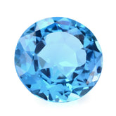 SWISS BLUE TOPAZ CUT ROUND 10MM 4.15 Cts.
