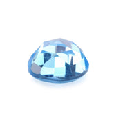 SWISS BLUE TOPAZ ROSE CUT ROUND CAB 6MM 1.00 Cts.