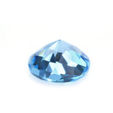 SWISS BLUE TOPAZ CHECKER CUT ROUND 6.50MM 1.18 Cts.