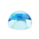 SWISS BLUE TOPAZ ROUND CAB (BABY) (SI) 6MM 1.40 Cts.