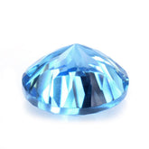 SWISS BLUE TOPAZ CONCAVE CUT ROUND (DES#45) 10MM 4.50 Cts.