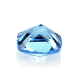 SWISS BLUE TOPAZ DIAMOND CUT CUSHION 6MM 1.18 Cts.