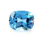 SWISS BLUE TOPAZ CUT CUSHION 10X8MM 3.46 Cts.