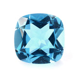 SWISS BLUE TOPAZ CUT CUSHION 9MM 3.57 Cts.