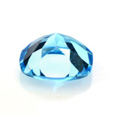SWISS BLUE TOPAZ CUT CUSHION 9MM 3.57 Cts.