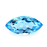 SWISS BLUE TOPAZ CUT MARQUISE 10X5MM 1.35 Cts.