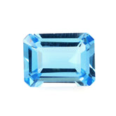 SWISS BLUE TOPAZ CUT OCTAGON 8X6MM 1.69 Cts.