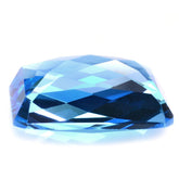 SWISS BLUE TOPAZ BRIOLETTE OCTAGON 18X13MM 18.33 Cts.
