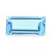 SWISS BLUE TOPAZ CUT BAGUETTE 12X6MM 3.20 Cts.
