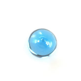 SWISS BLUE TOPAZ BULLET CAB 5MM 1.02 Cts.