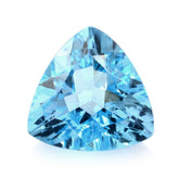 SWISS BLUE TOPAZ CUT TRILLION 13MM 7.76 Cts.